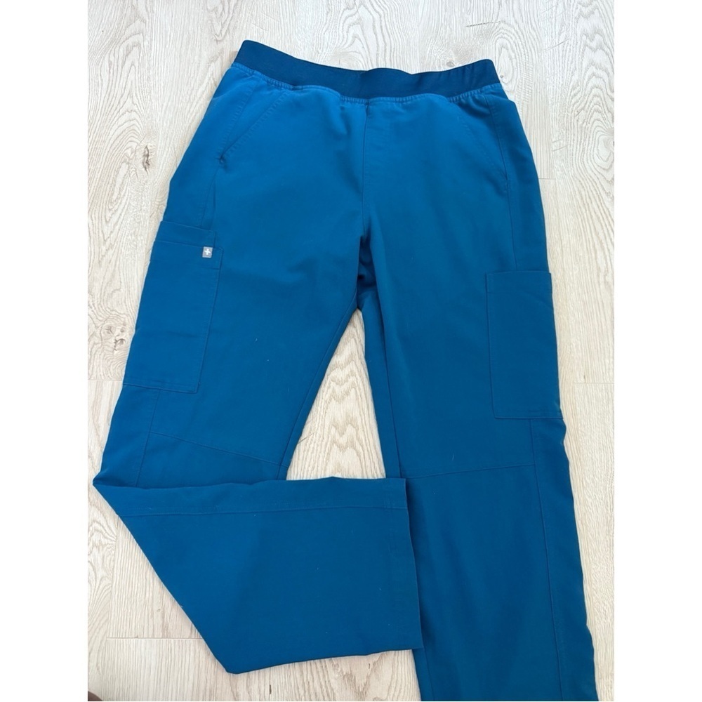 FIGS Men’s Scrub Pants M Blue Straight Leg Drawstring Limited Edition